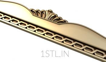 Headboard (SK_0389) 3D model for CNC machine